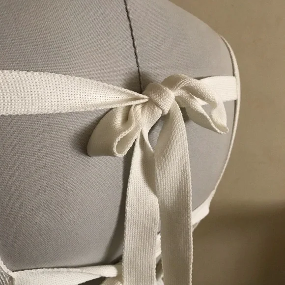 Chic White and Blue Striped Maxi Dress NWOT - Picture 9 of 11